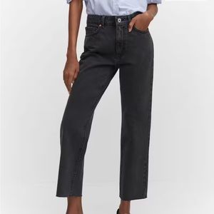 MANGO MNG Havana Jeans Straight Leg Size 4
